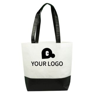 Custom Non-woven 15W x 13H Shopping Tote Laminated Retail Bag Grocery Bags