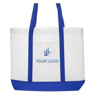 Custom Non-woven Shopping Tote 18W x 14H Reusable Grocery Gift Bags Merchandise Bag