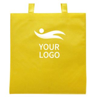 Custom Non-woven 13.5W x 14.5H Shopping Totes Reusable Merchandise Gift Bag Grocery Bags