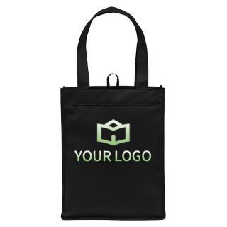 Custom Non-woven Wine 10W x 15H Bags for Six Bottles Grocery Bag Retail Tote Shopping Gift Bags