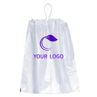 Custom Plastic Drawstring Bag Retail Makeup Shoes Gift Bags with Ropes for Travel Home