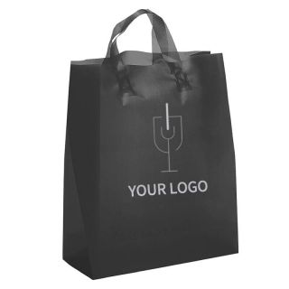 Custom Plastic Gift 13W x 17H Bag Retail Promotional Shopping Merchandise Gift Bags