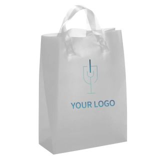Custom Plastic Gift 10W x 13H Bag Retail Thank You Shopping Merchandise Bags