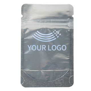 Custom Plastic Mylar Zipper Lock Pouches 0.13 Oz Smell Proof Storage Bag Retail Candy Gift Bags 