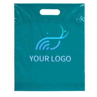 Custom Plastic Packing Bag Retail Gift Bag with Die Cut Handle