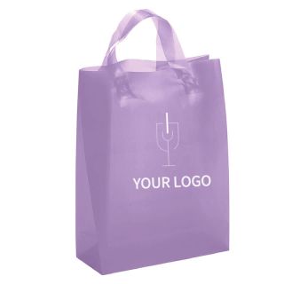 Custom Plastic 8W x 10H Shopping Bag Merchandise Retail Gift Bags