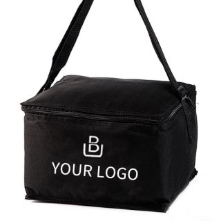 Custom Polyester Insulated 18H x 27W Grocery Thermal Lunch Ice Wine Cooler Tote Bag for Picnic