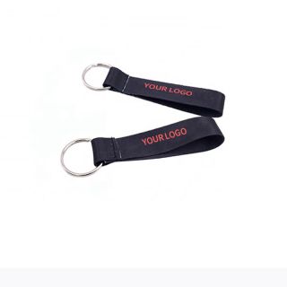 Custom Polyester Keychain Keyring for Promotion and Advertising