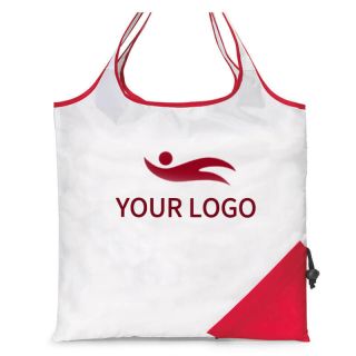 Custom Polyester 15W x 16H Shopping Totes Reusable Merchandise Bag Grocery Bags