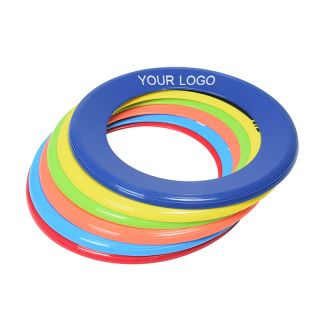 Custom Promotional Plastic Flying Ring For Throw and Catch Outdoor Sport Game