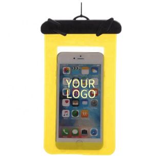 Custom Promotional Waterproof Phone Bag Cell Phone Dry Bag Clear Protective Pouch