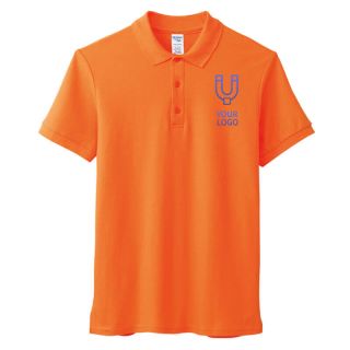 Custom Regular Fit Cotton Unisex Short Sleeve Polo Shirt Sports Wear Top Turndown Collar Shirts