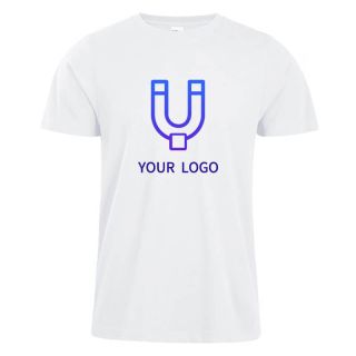 Custom Regular Fit Undershirt Unisex Cotton Short Sleeve T-Shirt Crewneck Top Round Neck Tee Shirt Blouse