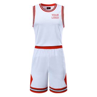 Custom Sleeveless Bulls Basketball Jersey Round Neck Uniform Sport Clothes Vest Pants Suit