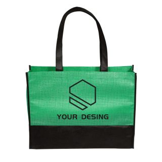 Custom Stylish Durable Non-Woven Tote Bag 11.5"H x 15" W