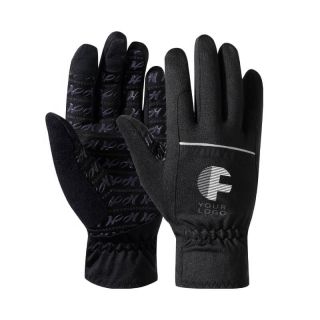Custom Touch Screen Gloves Anti-slip Winter Work Out Gloves with Elastic Opening