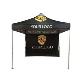 Custom Trade Show Outdoor Advertising Canopy Tents 9.84ft x 9.84ft Cheap Promotional Pop Up Tent with Back Wall