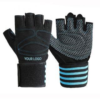 Custom Training Gloves Half Finger Workout Fitness Gym Gloves with Wrist Support