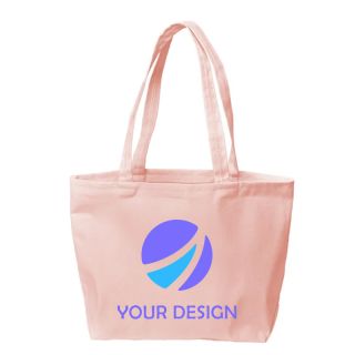 Custom Versatile Colored Canvas Tote Bag 13.5" H x 17.75" W