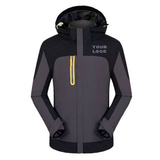Custom Winter Outdoor Jacket Skating Skiing Wear Unisex Windproof Hooded Snow Coat