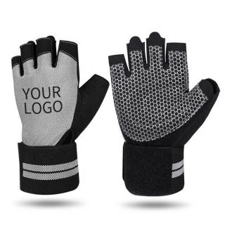 Custom Workout Gloves Gym Training Fitness Gloves with Full Palm Protection Wrist Support