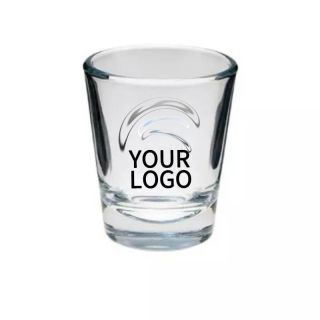 Custom 4pcs/set Logo 2oz 50ml Whiskey Wine Drinking Shot Glasses Reusable Glass Cups set For Liqueur Tequila