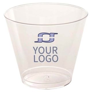 Custom 5oz. Plastic Cups Clear Party Cup Squat Tumblers for Drink Tasting Food Sample