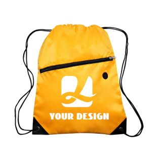 Customizable Functional Sports Pack With Front Zipper 18" H x 13.5" W