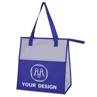 Customizable Matte Laminated Insulated Cooler Tote Bag 13.75" H x 13" W