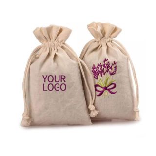Custom Small Non-woven Drawstring Bag 3.94"W x 6.3"H Breathable Storage Bag for Beans Jewelry Dried Flowers