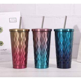 Custom Stainless Steel 12oz Wine Drink Insulated Tumbler Coffee Cup Beer Cooler with lid and Straw