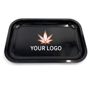 Custom Solid Metal Serving Trays for Coffee Table Kitchen Restaurant Party Tobacco Snack Plate