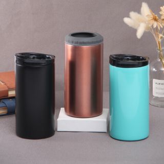 Custom 16oz Stainless Steel Tumbler Coffee Mug Vacuum Insulated Can Cooler Beer Cola Holder Cup