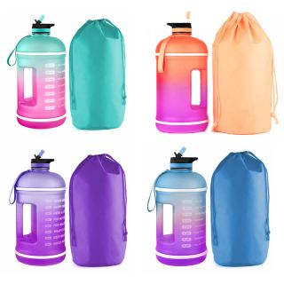 Custom 2L Large Capacity Sports Water Bottle for Gym Motivation Outdoor Events Activities