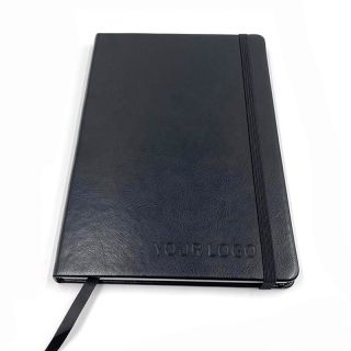 Custom A6 Mini Lined Travel Journal Notebook with PU Leather Cover