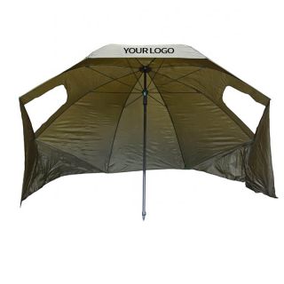 Custom Portable Fishing Tilting Umbrella Shelter Tent Umbrella With Carrying Bag