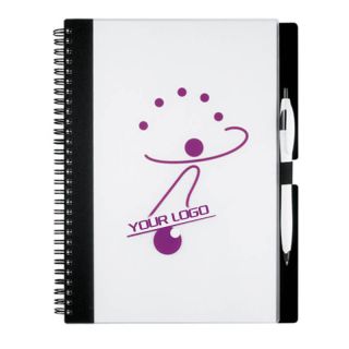 Custom Large Journal Note Books for Office School Spiral Notebooks with Pen Loop