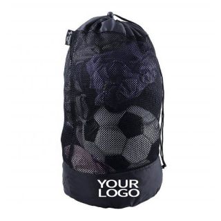 Custom Large Mesh Laundry 12"W x 16"H Bag Drawstring Pouch Bag for Sport Wear Gear Shoe Bags