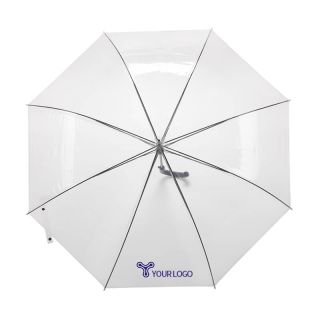 Custom PVC Clear Umbrella Transparent Promotional Rain Umbrellas