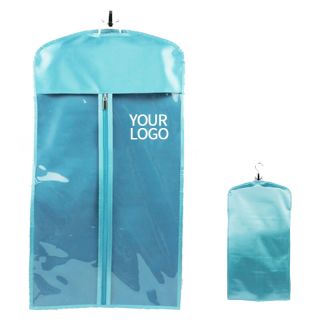 Custom Waterproof PVC Plastic Garment Bag Clear Window Suit Dustproof Covers for Dresses Long Coat