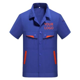 Premium Customized Workwear Custom Short Sleeve Work Suit - Design Online