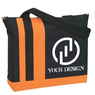Tri-Band Customizable Tote Bag 14.5" H x 19" W x 5" D