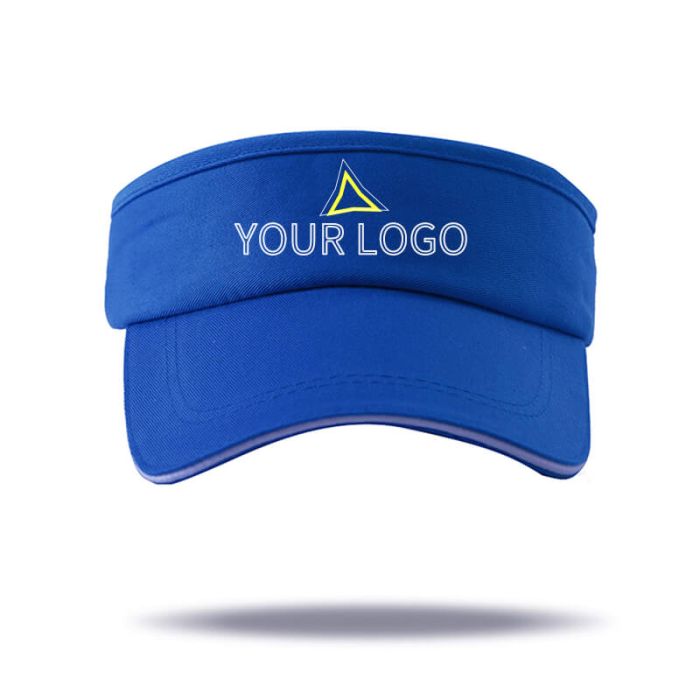 Custom Unisex Visors Empty Top Sports Caps Baseball Cap Sun Hat for Woman Man