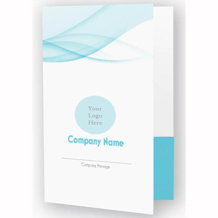 Custom 6" x 9" Presentation Folders