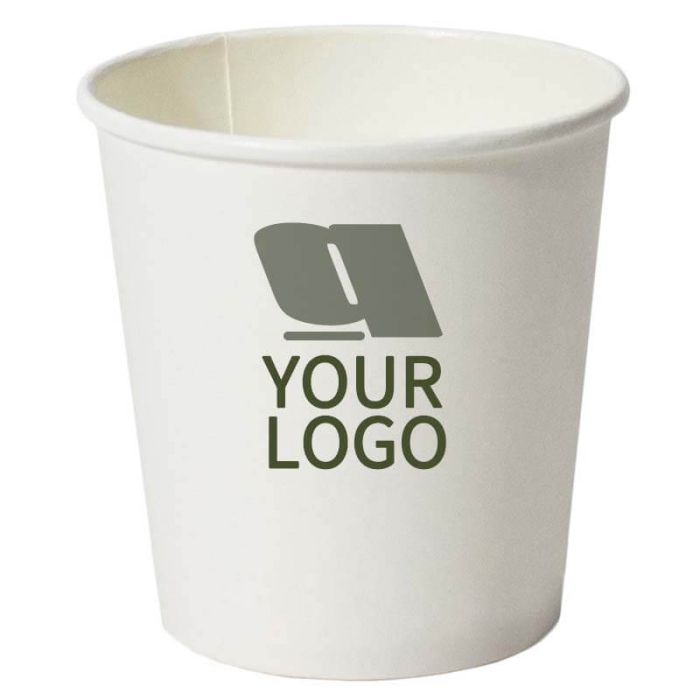 Custom Logo Printed Paper Cups Disposable Hot Cup for Cold Hot Drink