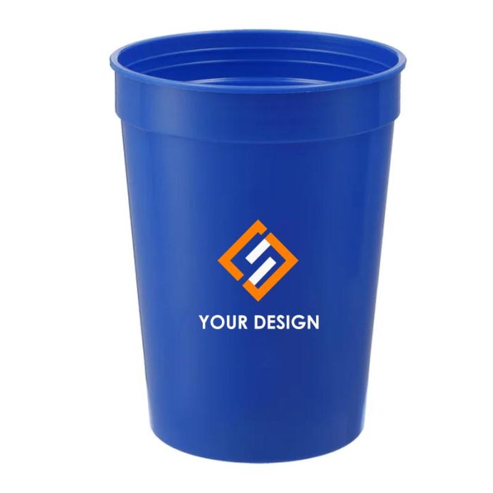 Custom 12 Oz. BPA-Free Solid Stadium Cup for Events & Personal Use