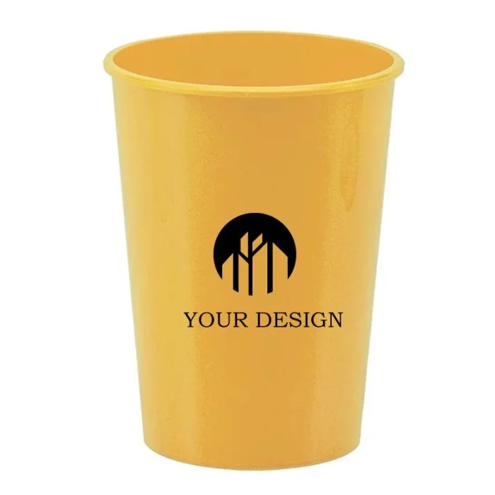 Custom 12 Oz Reusable Smooth BPA-Free Stadium Cups 