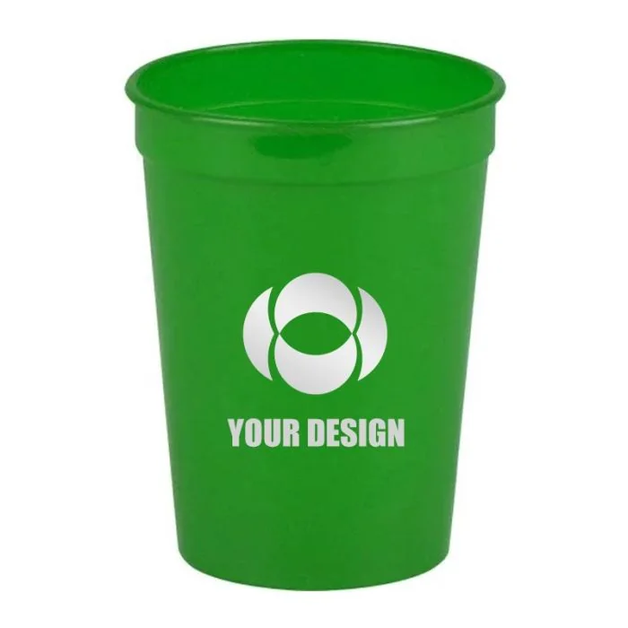 Custom 12 Oz Vibrant Transparent Stadium Cup for Outdoor & Sporting Events