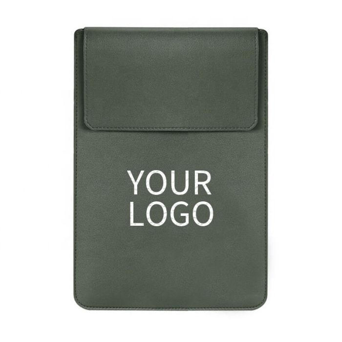 Custom 13" Laptop Sleeve Case Bag PU Briefcase Tablet Protective Bag