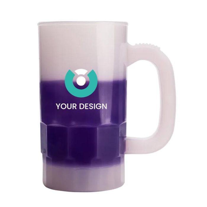 Custom 14 Oz. Color-Changing Mood Beer Stein Dishwasher Safe Party Mug